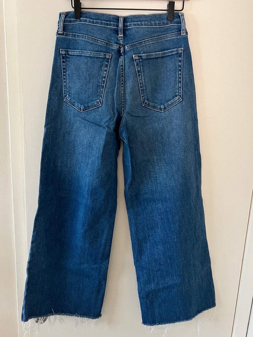 Just Black Denim wide leg crop jeans - Picture 4 of 5